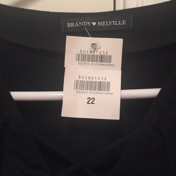 NWT Brandy Melville Lace up Top - Picture 4 of 4